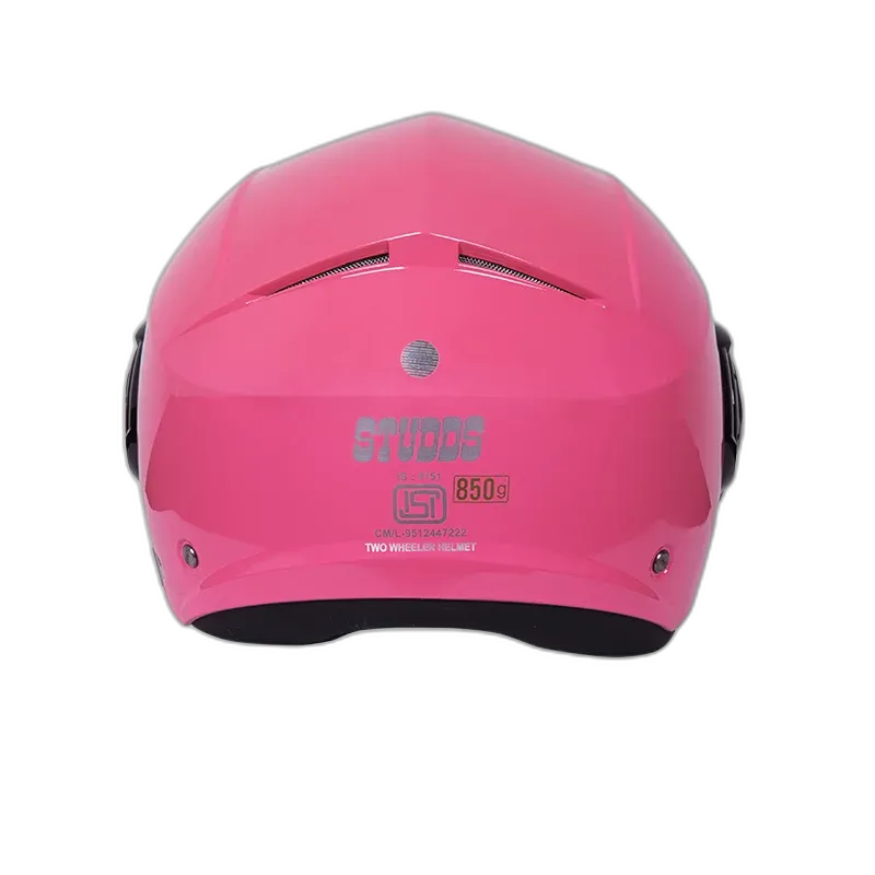 STUDDS Urban Dame Baby Pink Half Face Helmet