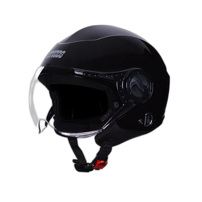 STUDDS Urban Dame Black Half Face Helmet