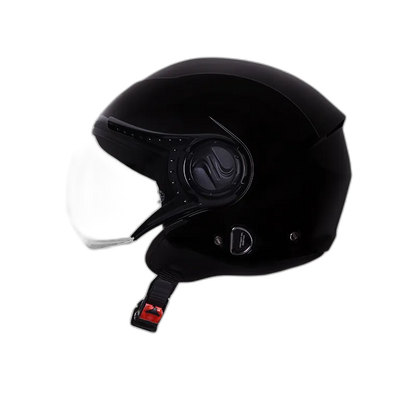 STUDDS Urban Dame Black Half Face Helmet