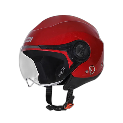 STUDDS Urban Dame Cherry Red Half Face Helmet