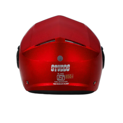 STUDDS Urban Dame Cherry Red Half Face Helmet