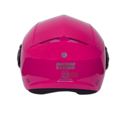 STUDDS Urban Dame D Pink Half Face Helmet