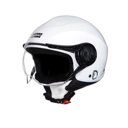 STUDDS Urban Dame White Half Face Helmet