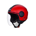 STUDDS Urban Red Black Half Face Helmet