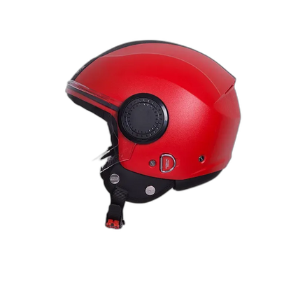 STUDDS Urban Red Black Half Face Helmet