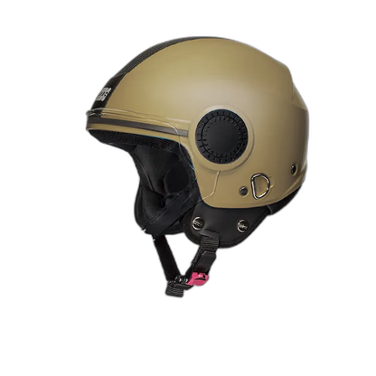 STUDDS Urban Super Black Half Face Helmet