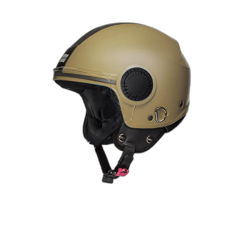 STUDDS Urban Super Black Half Face Helmet