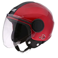 STUDDS Urban Super Cherry Red Half Face Helmet