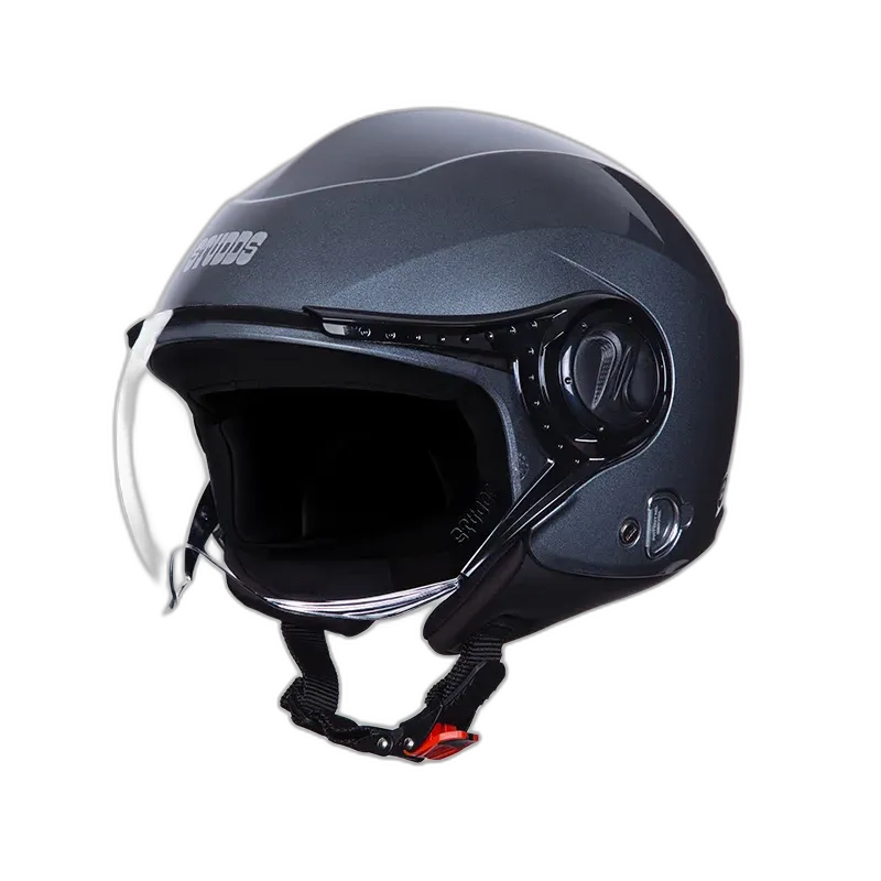 STUDDS Urban Super D1 Gun Grey Half Face Helmet