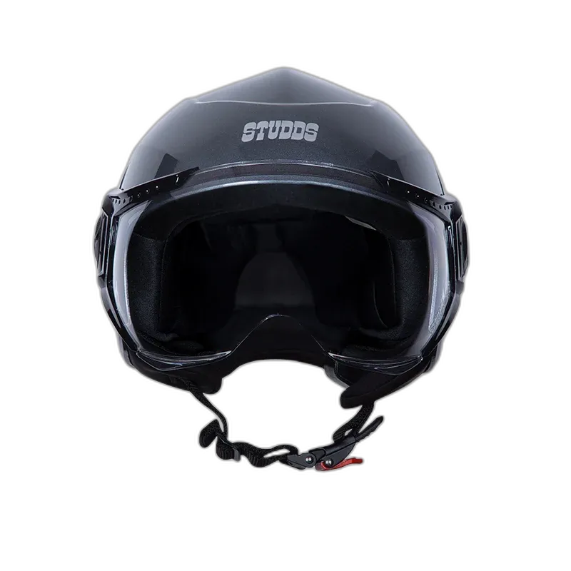 STUDDS Urban Super D1 Gun Grey Half Face Helmet