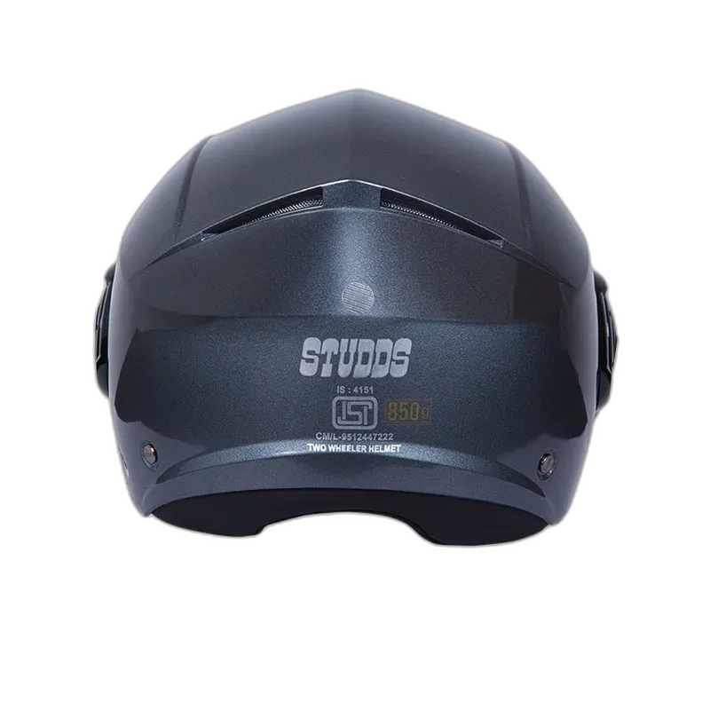 STUDDS Urban Super D1 Gun Grey Half Face Helmet