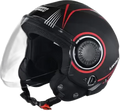 STUDDS Urban Super D1 Matt Black N2 Half Face Helmet