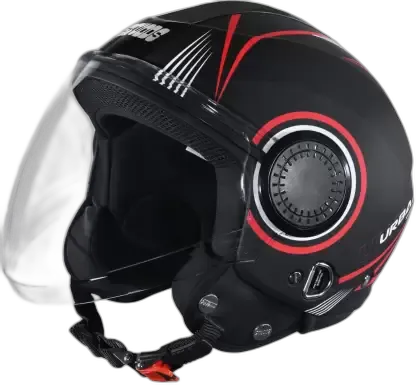 STUDDS Urban Super D1 Matt Black N2 Half Face Helmet