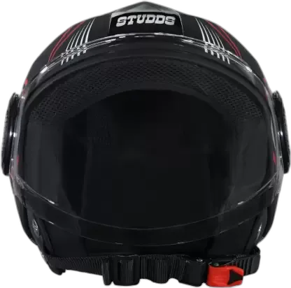 STUDDS Urban Super D1 Matt Black N2 Half Face Helmet