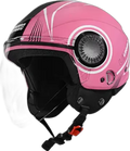 STUDDS Urban Super D1 Matt Pink N6 Half Face Helmet