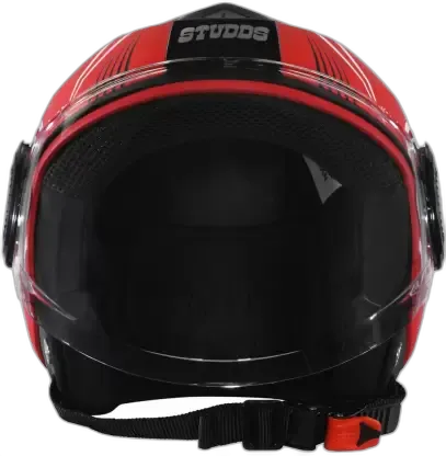 STUDDS Urban Super D1 Matt Red N6 Half Face Helmet