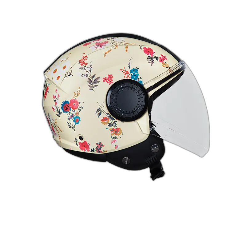 STUDDS Urban Super D2 Matt Yellow Half Face Helmet