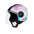 Studds Urban Super D3 White Blue Half Face Helmet
