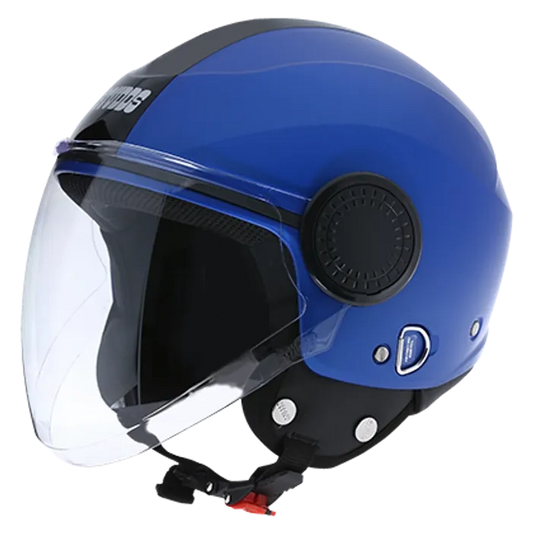 STUDDS Urban Super Matt Blue Half Face Helmet