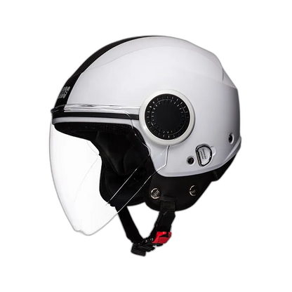 STUDDS Urban Super White Half Face Helmet