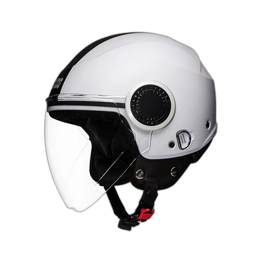 STUDDS Urban Super White Half Face Helmet