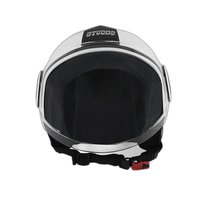 STUDDS Urban Super White Half Face Helmet