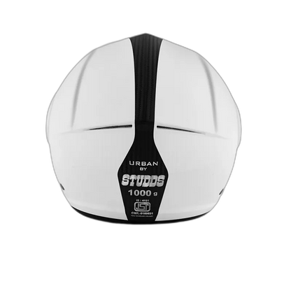 STUDDS Urban Super White Half Face Helmet