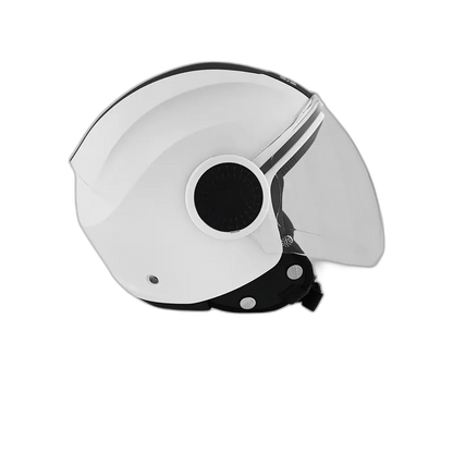 STUDDS Urban Super White Half Face Helmet
