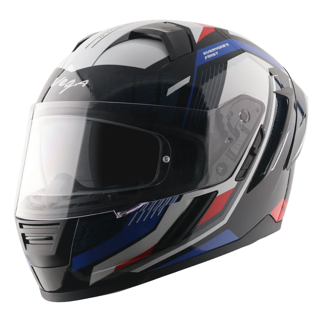 Vega Arrow Dx Runner Black Blue Red Full Face Helmet