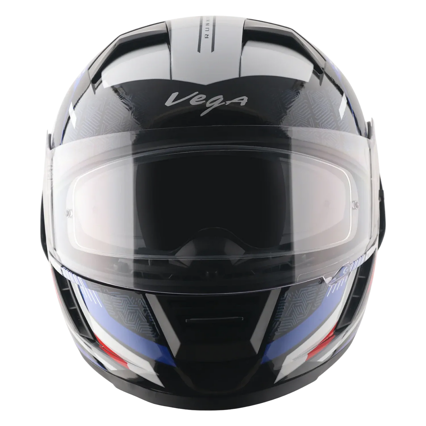 Vega Arrow Dx Runner Black Blue Red Full Face Helmet