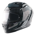 Vega Arrow Dx Runner Black Gray Full Face Helmet
