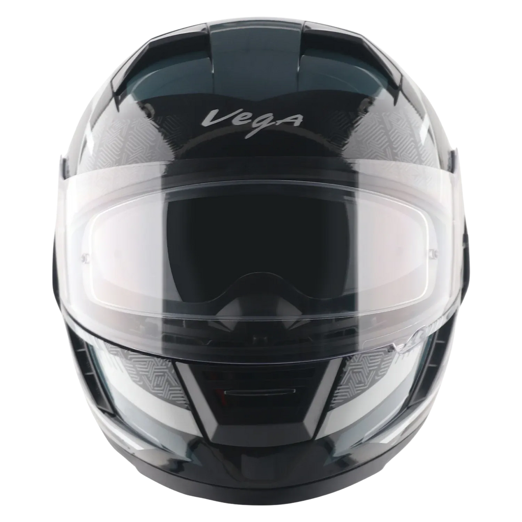 Vega Arrow Dx Runner Black Gray Full Face Helmet