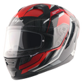 Vega Arrow Dx Runner Black Red Full Face Helmet