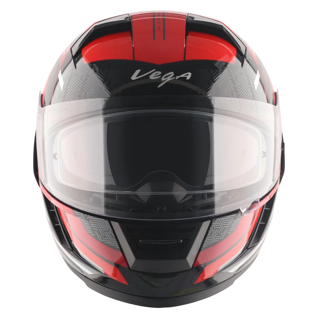 Vega Arrow Dx Runner Black Red Full Face Helmet