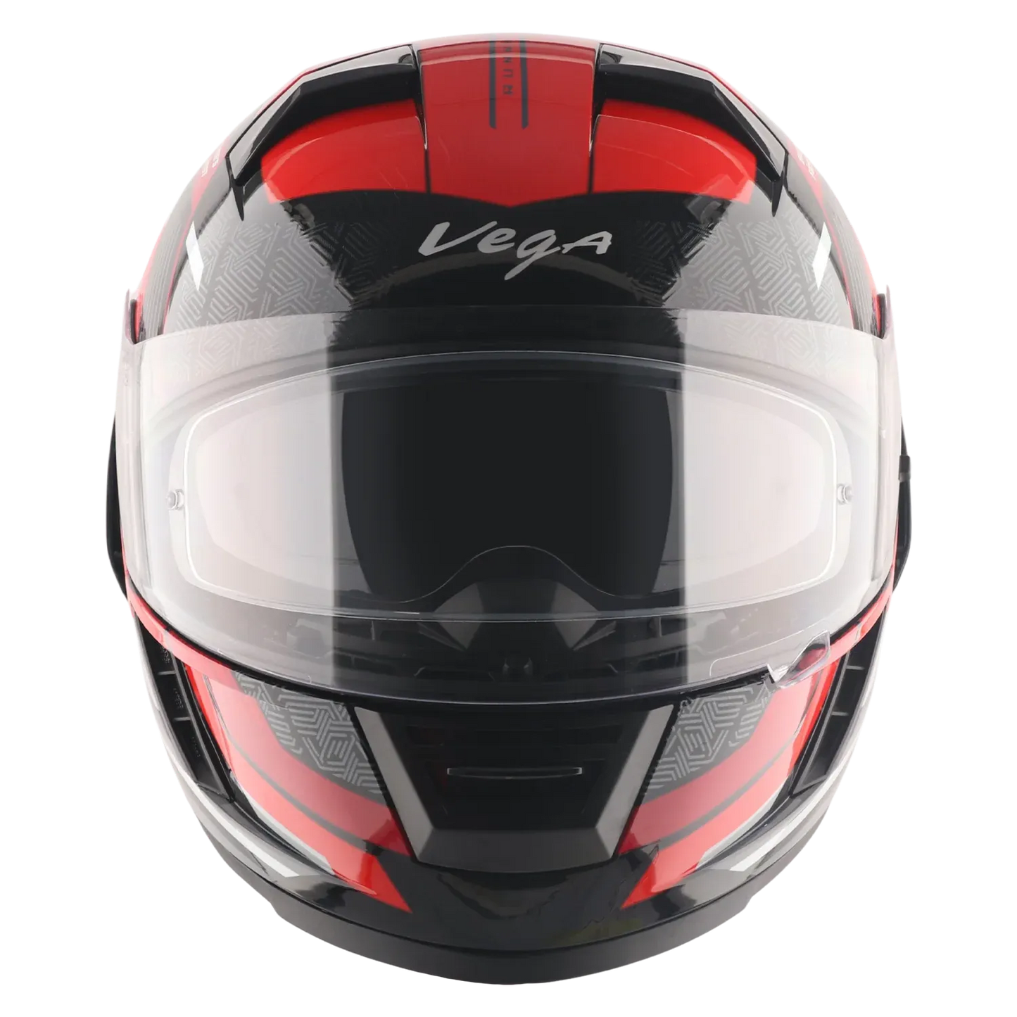 Vega Arrow Dx Runner Black Red Full Face Helmet