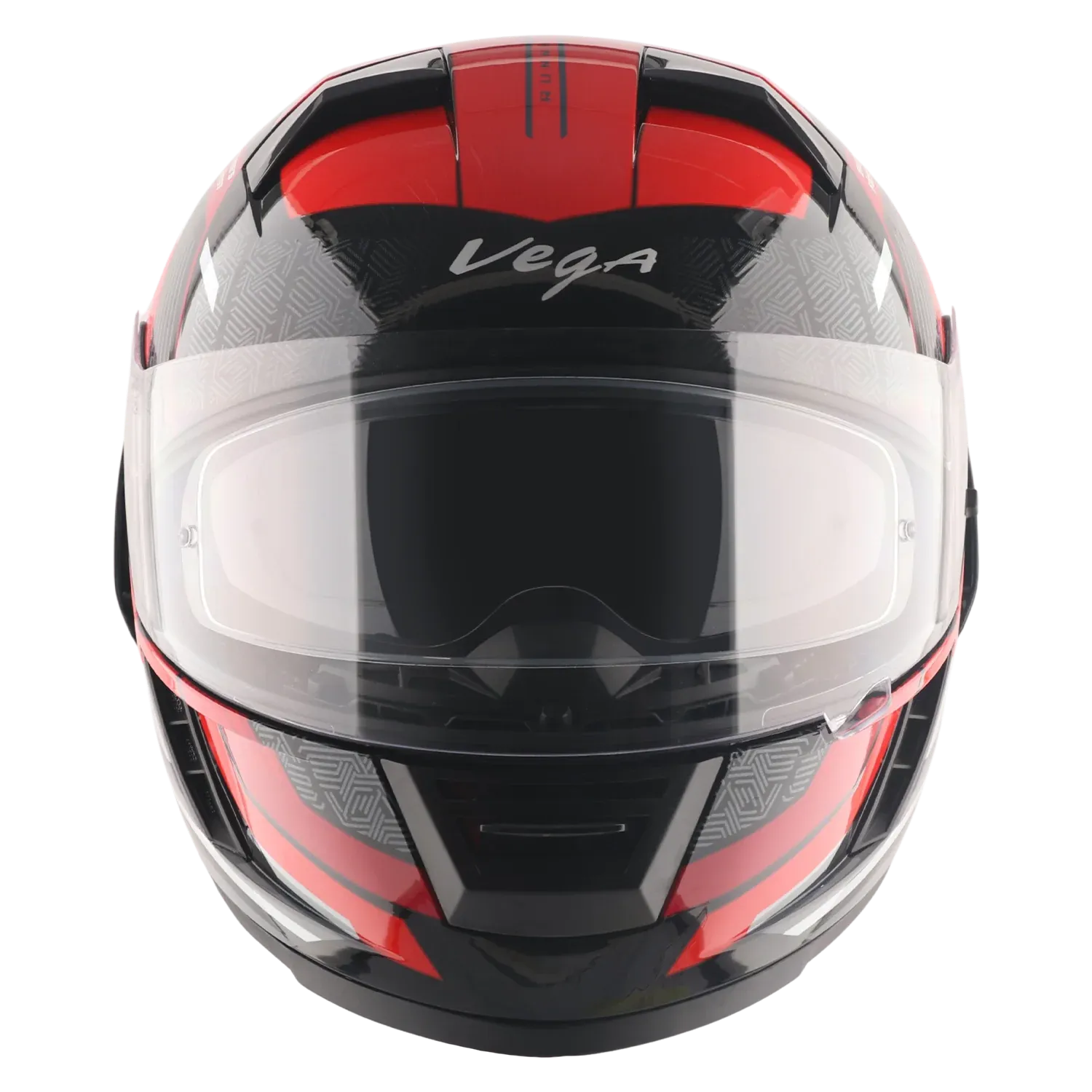 Vega Arrow Dx Runner Black Red Full Face Helmet