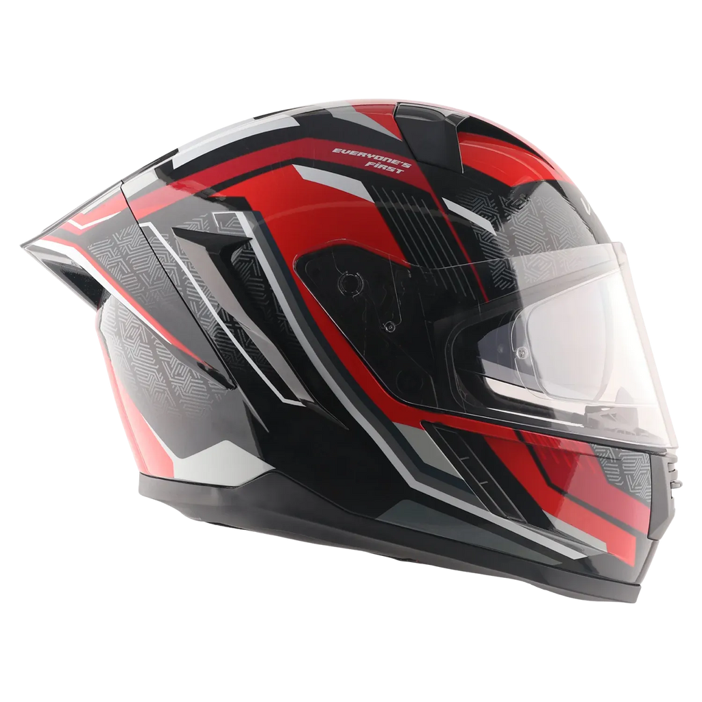 Vega Arrow Dx Runner Black Red Full Face Helmet
