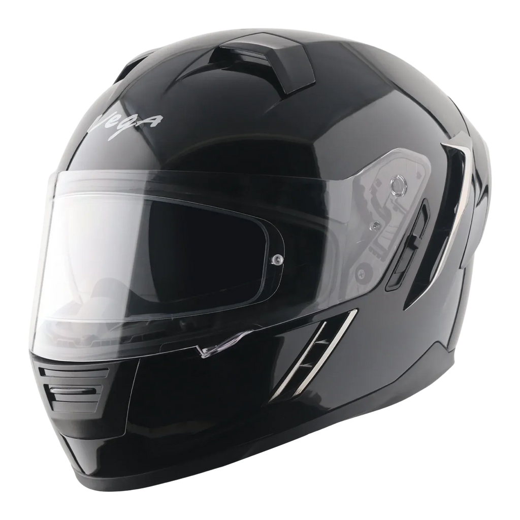 Vega Arrow Dx Solid Black Full Face Helmet