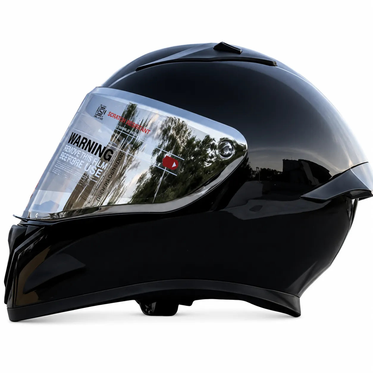 VEGA Bolt Black Full Face Helmet