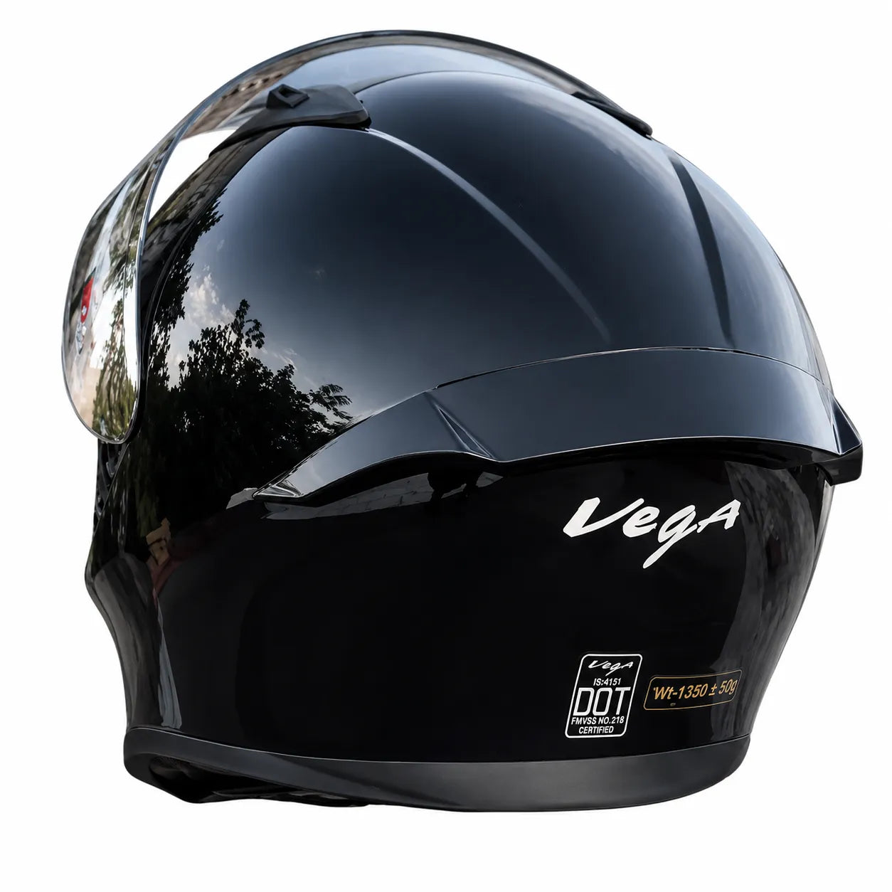 VEGA Bolt Black Full Face Helmet