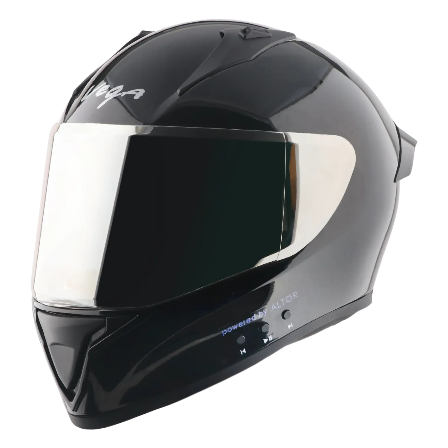 Vega Bolt Dx Bt Black Full Face Helmet