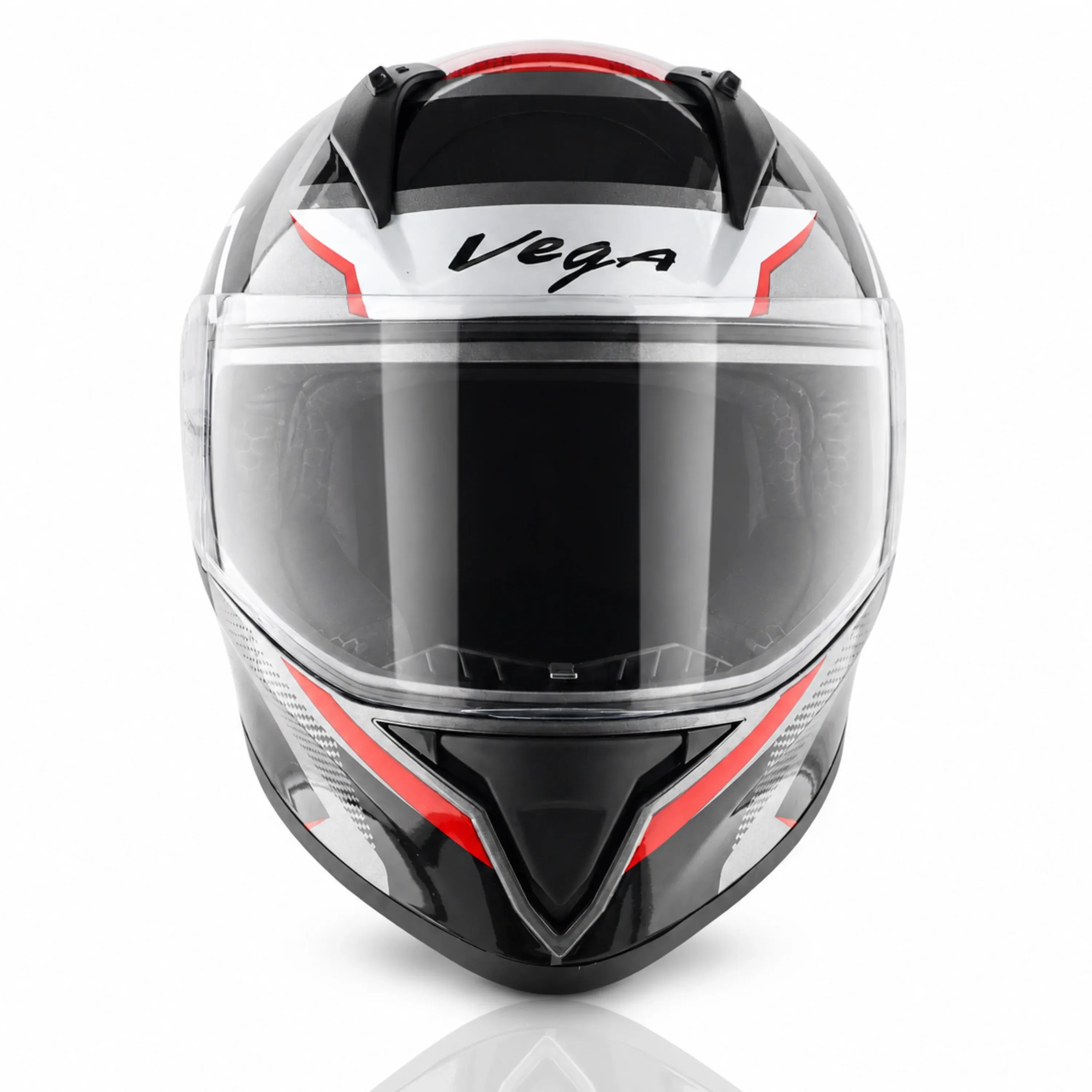 Vega Bolt Dx Classy Black Grey Full Face Helmet