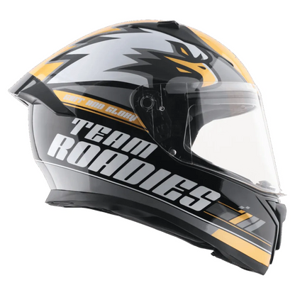 Vega Bolt Dx Rodies Black Gold Full Face Helmet