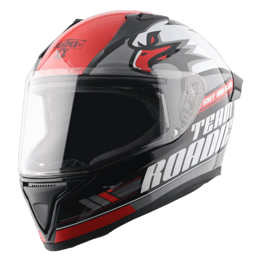 Vega Bolt Dx Rodies Black Red Full Face Helmet