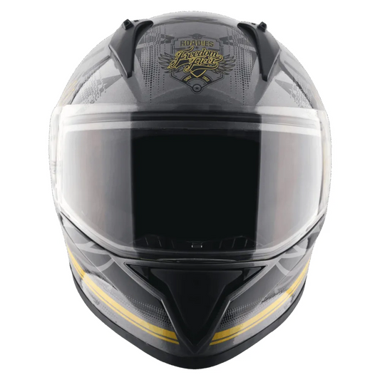 Vega Bolt Dx Rodies Freedom Fleet Athena Black Gold Full Face Helmet