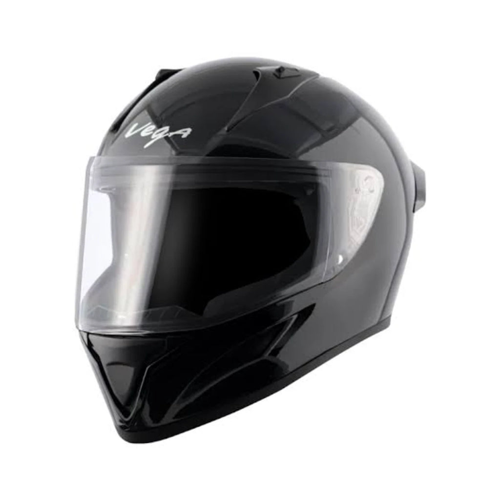 Vega Bolt Dx Solid Black Full Face Helmet