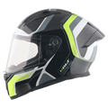 Vega Bolt Dx Tron Black Neon Yellow Full Face Helmet