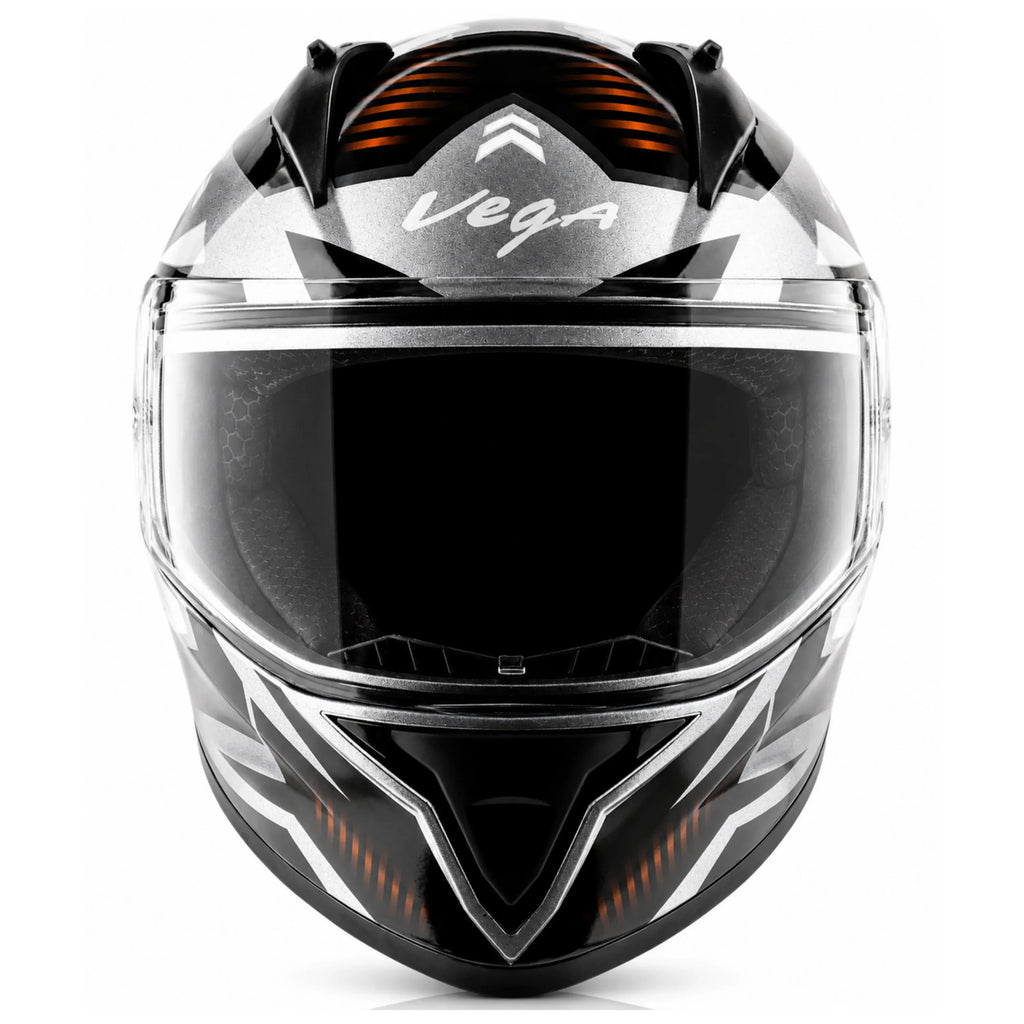 Vega Bolt Elves Anthracite Black Full Face Helmet