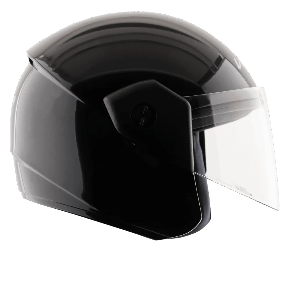 VEGA Buds Dx Black Half Face Helmet