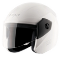 Vega Buds Dx White Half Face Helmet